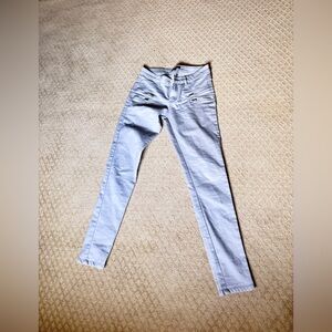 Chocolate Light Gray Skinny Jeans
